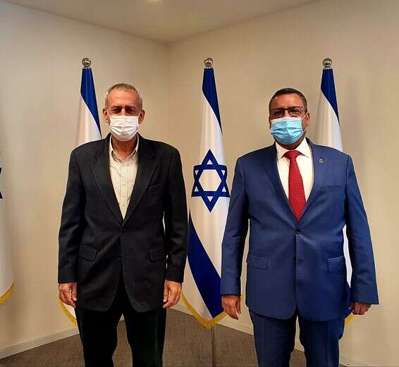 אש (משמאל) וליאון // צילום: דוברות עיריית ירושלים